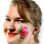 rose face paint tutorial