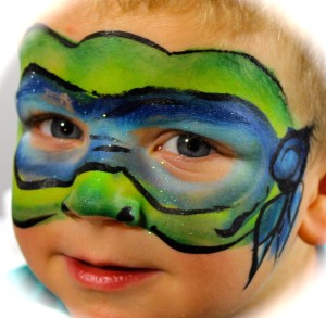 ninja turtle face painting