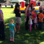 Face painting festival fun Giggle Loopsy Denver area clown