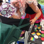 Face painting extravaganza Giggle Loopsy Denver area clown