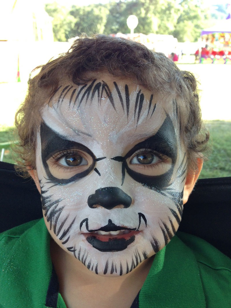 Wolf Giggle Loopsy Denver area face painting