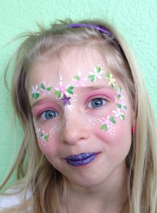 Flower Mask Giggle Loopsy Denver area face painting