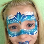 Blue Mask Giggle Loopsy Denver area face painting