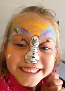 Frozen Face Painting Olaf Giggle Loopsy